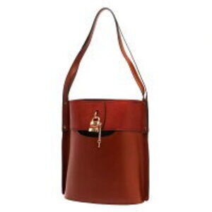 Chloe Abby Bucket Bag Shoulder Tote Sepia Brown